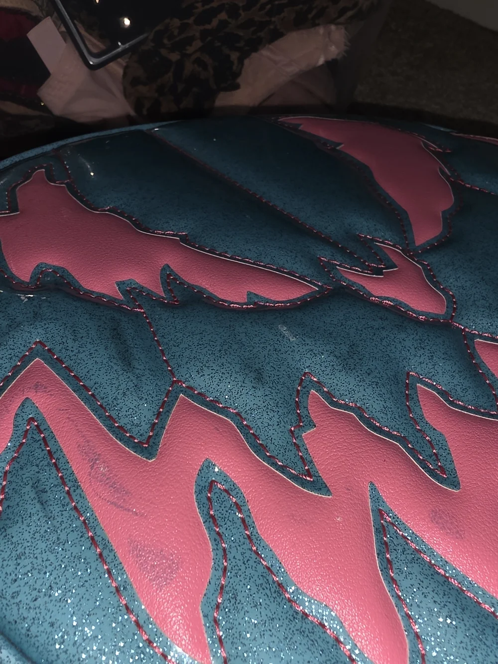 Love Pain And Stitches Pink And Blue Pumpkin Kult Bag